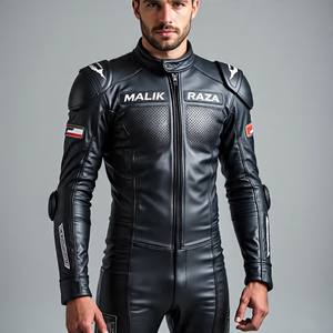 Fabriqué au Pakistan par Malik Raza Combinaison en cuir de moto de qualité à l'exportation | Personnalisation complète des OEM et quantité minimale de commande bas disponibles - Product Image 5