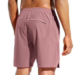 Pantalones cortos con cintura elástica para hombre, ropa de calle, cómodos, informales, con cordón, ligeros, de secado rápido, para hombre, pantalones cortos con logotipo estampado personalizado - Product Image 6