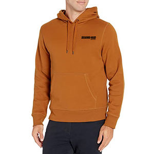 Sudadera con capucha completa bordada personalizada al por mayor con logotipo 3D Puff estampado peso pesado con diamantes de imitación cara sólido algodón mezclado - Product Image 5