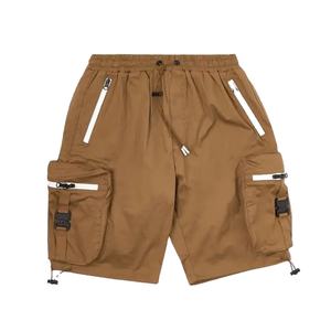 กางเกงขาสั้นแนวสตรีทสำหรับผู้ชาย100% ผ้าฝ้ายระบายอากาศได้ดีปรับแต่งสีโลโก้ได้ตามต้องการ - Product Image 1