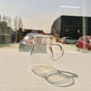 Borosilicato trasparente Mini brocca di latte con manico bicchieri per bere piccole <span class=keywords><strong>tazze</strong></span> - Product Image 1