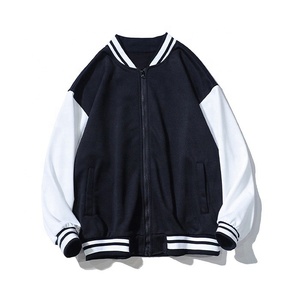 100% laine varsity vestes manches en cuir hommes veste respirant en plein air homme hiver manteaux laine coquille décontracté Chenille broderie - Product Image 1