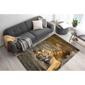 Tapis imprimé motif tigre : bureau, man cave, décoration extérieure, tapis en velours - Product Image 4