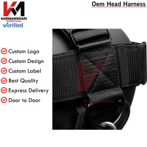 Harnais de cou pour l'entraînement musculaire, exercice du cou, sangle large rembourrée, soutien, renforcement du cou, entraînement de résistance, durable, noir - Product Image 4