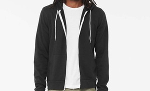 Premium Quality Fully <b>Zip</b> <b>Up</b> <b>Hoodies</b> Canvas <b>Black</b> White Zipper <b>Hoodies</b> Unisex Basic cotton blended - Product Image 4