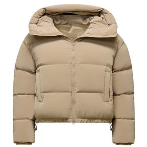 Chaqueta de Invierno para Hombre, de Lona, con Cierre, Acolchada, Impermeable, Cortavientos, Ecológica, Calefactable, Transpirable, con Cuello Alto, Estilo Casual - Product Image 1