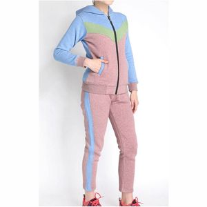 Survêtement Femmes Full Zip Sweats Surdimensionnés Polaire Pull Long Hoodies Casual - Product Image 2