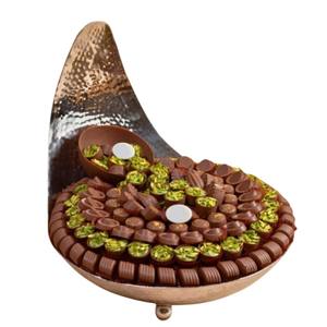 Best-seller Bol décoratif en métal pour chocolat créatif Chocolats élégants pour les mariages Plateau pour l'Aïd et le dessert Prix raisonnable - Product Image 4
