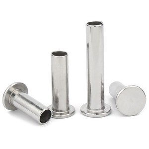 Rivet tubulaire à tête ronde fine en acier inoxydable 304 GB875 - Product Image 1