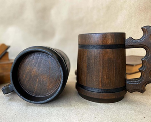 Taza de Viaje Clásica de Madera - La Mejor Calidad, Apta para Lavavajillas, Accesorios Personalizados para Campamento, Bodas y Fiestas - Product Image 6