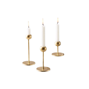 Soporte de vela de diseño único a la moda, personalizado, de latón - Product Image 5