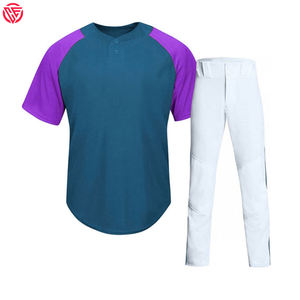 Meilleur prix de vente Vêtements de sport Nouveau design Matériau polyester de haute qualité Uniforme de baseball pour hommes Vente en ligne - Product Image 4