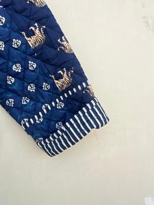 เสื้อแจ็คเก็ตผ้าฝ้ายบุนวมสำหรับผู้หญิงเสื้อโค้ทกันซ้ำได้มีกระดุมพิมพ์ลายเสื้อโค้ทใส่ได้ทุกฤดู - Product Image 3