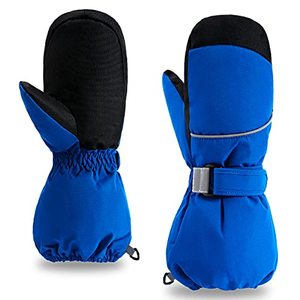 PISTESIGN Snowboard Outdoor Thermal Snow Waterproof Unisex Gloves Touchscreen Warm Custom Skiing Winter Mittens Oxford Hook Loop - Product Image 1