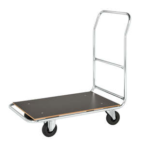 Portable <b>Platform</b> <b>Trolley</b> Three- Four-Wheel Enclosed Frame Handcart for Shopping Warehouse Storage Tool Use OEM Customizable - Product Image 1