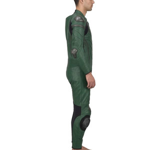 Traje de cuero moderno para motociclistas, transpirable y cómodo, material de cuero perfecto para carreras de motos y viajes. - Product Image 4