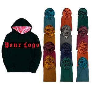 Wholesale 100% Cotton Pullover <b>Hoodie</b> <b>Men</b> High Quality Embroidery Front Custom Logo Satin <b>Lined</b> Breathable Casual Style Winter - Product Image 2