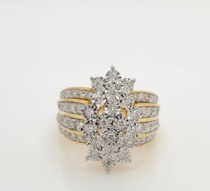 925 Sterling Silver Moissanite Engagement Ring Moissanite <b>Diamond</b> jewellery Gift for her - Product Image 1