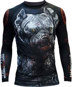 Rushguard personnalisé Rash Guard entièrement sublimation BJJ vêtements d'arts martiaux personnalisés pour l'entraînement et la compétition - Product Image 1
