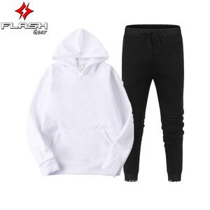 Nouveau printemps et automne hommes loisirs sport ensemble pull pull à capuche à la mode coupe ample confortable polaire tissu - Product Image 2