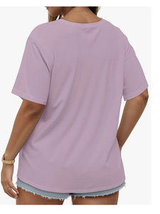 T-shirt à manches courtes et col rond pour femmes, taille plus, couleur unie, fabrication au Bangladesh, vente en gros, logo personnalisé, nouvelle arrivée, hauts en coton - Product Image 3