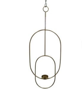 Porte-bougie chauffe-plat artisanal de luxe pour décoration murale, en fer plaqué laiton personnalisé, idéal pour Pâques - Product Image 3