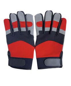 High Quality Custom Leather Mechanic <b>Gloves</b> XL Size Freely Adjustable for Protection Hot Selling Cheap Safety <b>Gloves</b> - Product Image 3