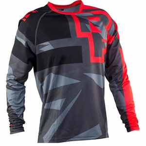 2025 Jersey de carreras hecho a medida transpirable impermeable a prueba de viento sublimado MTB motocicleta Jersey diseño - Product Image 3