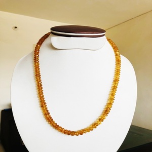 Collier de perles de citrine naturelle de qualité AAA avec un fermoir en argent sterling à haute brillance fabriqué à la main, beau cadeau unique - Product Image 3