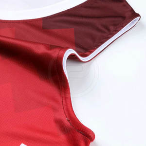 ชุดบาสเก็ตบอลของผู้ชายชุดบาสเก็ตบอลชุดโพลีเอสเตอร์100% ระบายอากาศผลิตจากประเทศปากีสถาน - Product Image 5