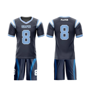 Uniforme de drapeau pour jeunes adultes Conception de logo personnalisé en polyester léger Vêtements d'équipe à séchage rapide Uniformes de football d'entraînement - Product Image 5