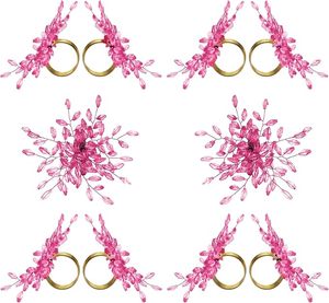 <b>Paper</b> Polyethylene Napkin Ring for Everyday Parties <b>Leaf</b> Design Unique Home Decor Napkin Ring Your Dining Table Decor - Product Image 6