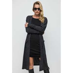 Cárdigan Largo de Punto con Bolsillos - Product Image 3