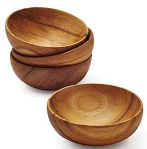 Moderno Centro de Mesa Decorativo de Bambú Pulido Hecho a Mano para Ensaladas, Frutas, Pan, Bocadillos, Cocina, Comedor - Product Image 3