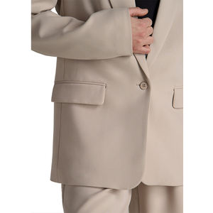 Blazer Largo de Terciopelo Sólido, Transpirable, Informal de Negocios, Unisex, para Mujer, de Alta Calidad, Nuevo Modelo 2026 - Product Image 5