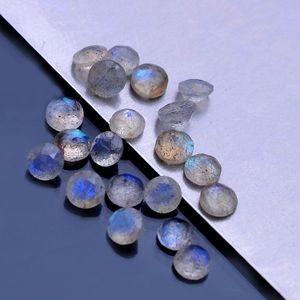 Haute Qualité 25 Pcs Naturel Labradorite Pierres Précieuses En Vrac 3mm Coupe 2mm Épaisseur 2.55 Cts Lot 2.55 Cts Lot Iroc Ventes Cercle Facette - Product Image 5