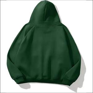 Sudadera con capucha de manga larga con diseño de tendencia de algodón y poliéster 100% para mujer, sudadera bordada con estampado de lana teñida lisa - Product Image 4