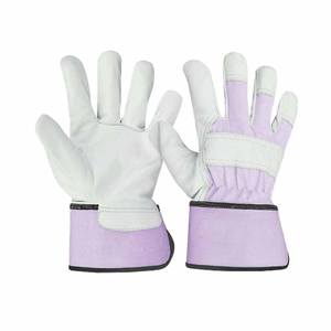 Gants de travail en cuir de mouton robustes pour la sécurité industrielle, résistants à la chaleur et aux étincelles, pour la construction et les travaux de levage - Product Image 3