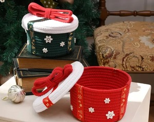 Panier en macramé fait main avec visage d'animal, solution de rangement amusante pour les jouets, décoration de chambre, crèche et cadeaux, vente en gros en provenance d'Inde - Product Image 3