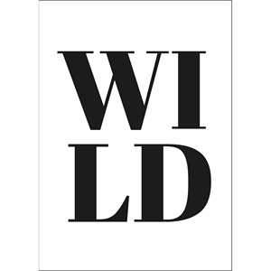 Producto de Diseño Minimalista con Estampado Salvaje en Formato A4 - Product Image 1