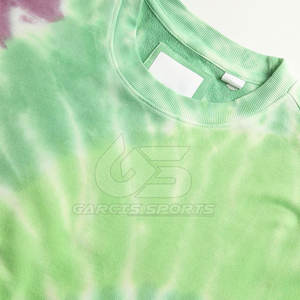 Sudadera Tie Dye para hombre, Jersey cálido con diseño de hombro caído y patrón lavado para aspecto de ropa de calle moderna - Product Image 5