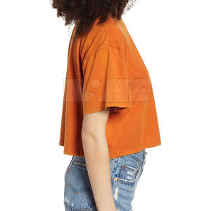 เสื้อยืดครอปสำหรับผู้หญิงผลิตจากปากีสถาน - Product Image 4