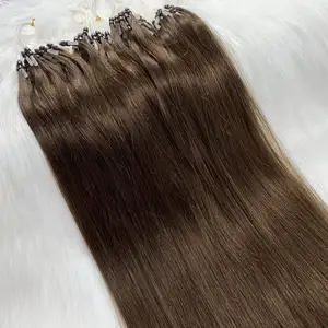 100% rambut warna manusia REMY INDIA alami rambut sambungan INDIA Selatan mentah pemasok rambut manusia INDIA