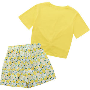 Conjunto de dos piezas formado por camiseta y pantalón corto, informal, cuello redondo, ropa de calle, Tie-Dyed - Product Image 2