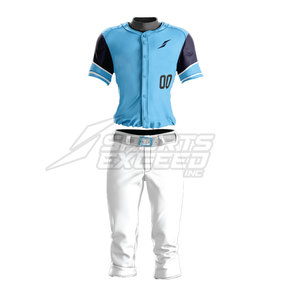 Uniforme de Béisbol Transpirable de Secado Rápido con Diseño Personalizado de Alta Calidad para Venta al Por Mayor - Product Image 1