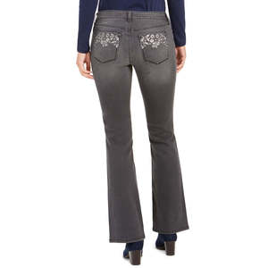 Jeans Bootcut da Donna Style & Co, Lavaggio Chiaro con Ricami e Tasche, Denim Nero, Taglia XL - Comodi, Lavabili, Elementi di Moda - Product Image 2