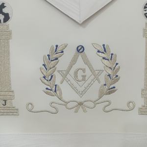 BORDADO MASONIC MASTER MASON DELANTAL BLANCO HSE - Product Image 3