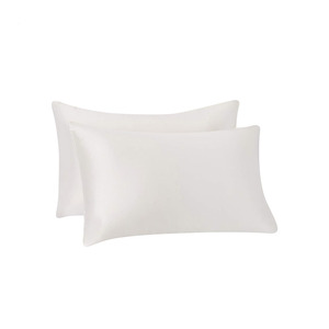 Solid Pattern 100% Microfiber Pillowcase Beige Bed Sleeping Cover for Home Use Wholesale Hotel Cushion Cases - Product Image 4