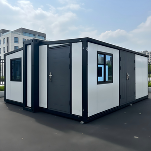 Nuovissime Case Prefabbricate con 1 Camera da Letto, Container Pieghevoli, Mini Case Mobili con Larghezza Ripiegata di 700mm - Product Image 1