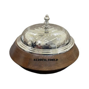 Diseño de hoja de metal Olla de metal Calidad superior Cazuela de lujo hecha a mano Más vendido Nuevo calentador de alimentos de metal - Product Image 3